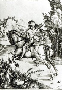 小さな宅配便、1496年頃 作： Albrecht Dürer
